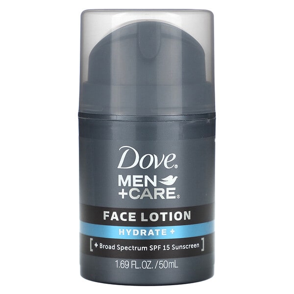 dve26130_v_10.jpg Men + Care, лосьон для лица, увлажнение, SPF 15, 50 мл (1,69 жидк. унции) — Dove