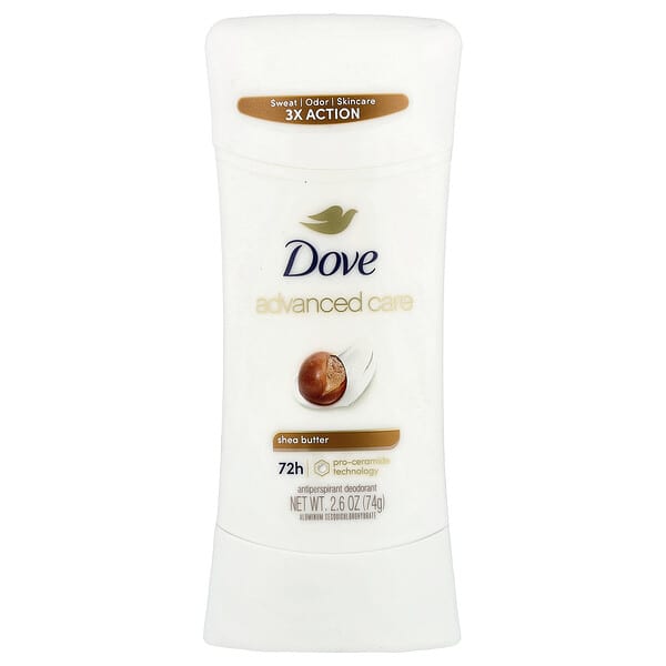 dve35120_v_24.jpg Advanced Care, дезодорант-антиперспирант, масло ши, 74 г (2,6 унции) — Dove