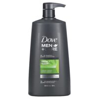 Men + Care, шампунь и кондиционер 2 в 1, Fresh & Clean, 750 мл (25,4 жидк. унц.) — Dove