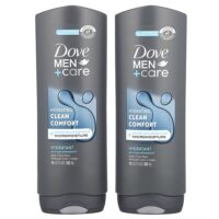 Men+Care, Clean Comfort, гель для душа, гель для душа, 2 шт. в упаковке, 532 мл (18 жидк. унций) — Dove