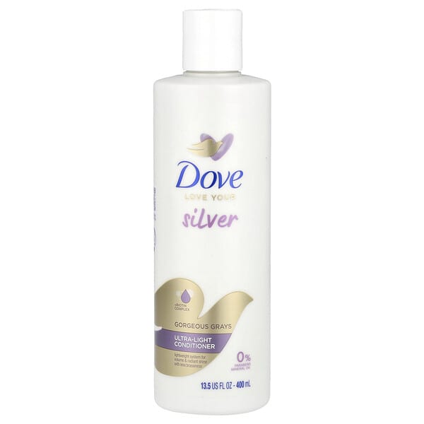 dve49856_v_16.jpg Ультралегкий кондиционер, Gorgeous Grays, 400 мл (13,5 жидк. унц.) — Dove