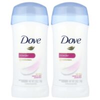дезодорант-антиперспирант, в виде порошка, 2 тюбика по 74 г (2,6 унции) — Dove