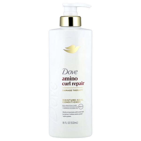 dve51634_v_8.jpg Amino Curl Repair, увлажняющий кондиционер для вьющихся волос, для вьющихся и кудрявых волос, 532 мл (18 жидк. унций) — Dove