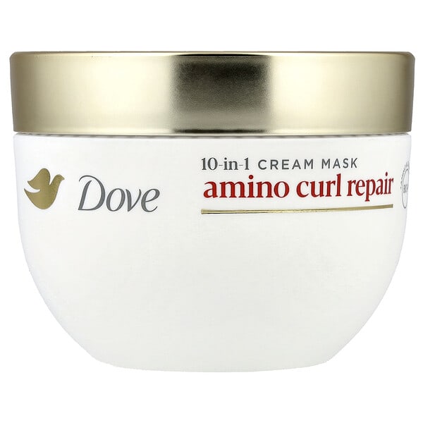 dve51764_v_13.jpg Amino Curl Repair, крем-маска для локонов 10 в 1, 260 г (9,2 унции) — Dove