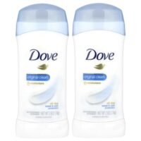 Дезодорант-антиперспирант, Original Clean, 2 упаковки по 74 г (2,6 унции) — Dove