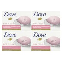 Мыло Beauty Bar с глубоким увлажнением, розовое, 4 насадки по 4 унции (113 г) каждая — Dove