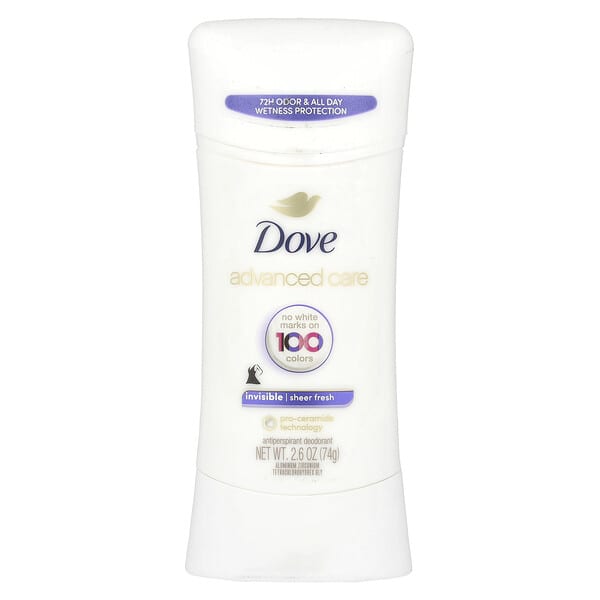dve63101_v_30.jpg Advanced Care, Invisive, дезодорант-антиперспирант, невероятная свежесть, 74 г (2,6 унции) — Dove