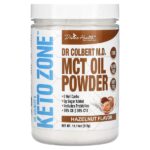 Dr. Colbert's Keto Zone, MCT Oil Powder, Hazelnut , 11.11 oz (315 g) — Divine Health