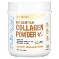 Dr. Colber MD, коллаген в порошке, французская ваниль, 630 г (22,22 унции) — Divine Health