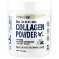 Don Coliber MD, коллаген в порошке, со вкусом шоколада и кокоса, 630 г (22,22 унции) — Divine Health
