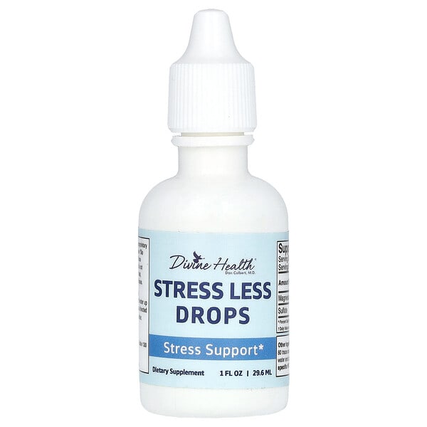 dvh99322_v_8.jpg Stress Less, капли, 29,6 мл (1 жидк. унция) — Divine Health