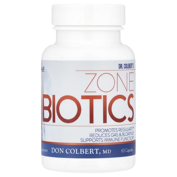dvh99324_v_24.jpg Компания Dr. Colbert's Zone Biotics, 60 капсул — Divine Health