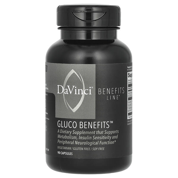 dvi00548_v_8.jpg Benefits Line, Gluco Benefits, 90 капсул — DaVinci Laboratories