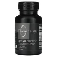 Benefits Line, Adrenal Benefits, 60 капсул — DaVinci Laboratories
