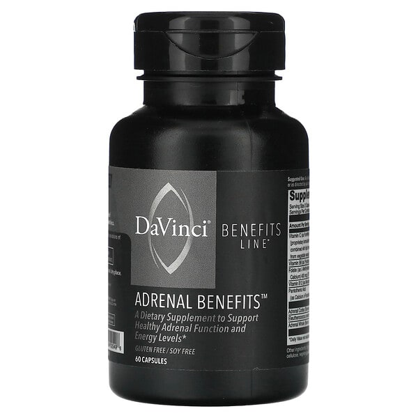 dvi00549_v_10.jpg Benefits Line, Adrenal Benefits, 60 капсул — DaVinci Laboratories