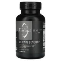 Benefits Line, Adrenal Benefits, 120 капсул — DaVinci Laboratories