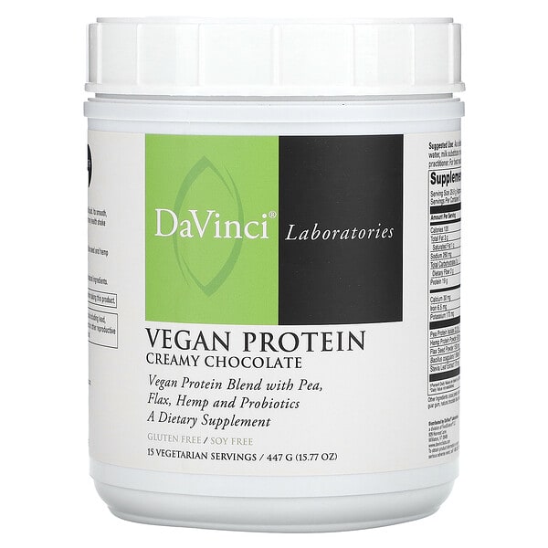 dvi01307_v_8.jpg Vegan Protein, сливочный шоколад, 447 г (15,77 унции) — DaVinci Laboratories