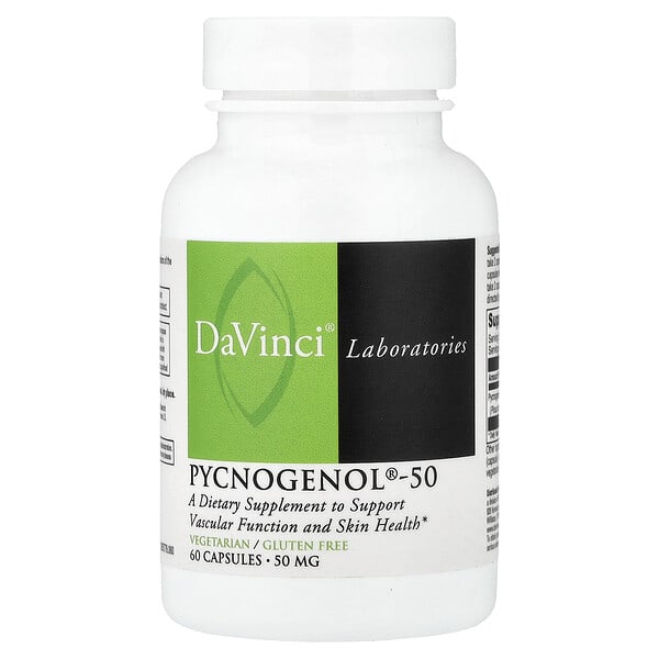 dvi01370_v_24.jpg Pycnogenol®-50, 50 мг, 60 капсул — DaVinci Laboratories