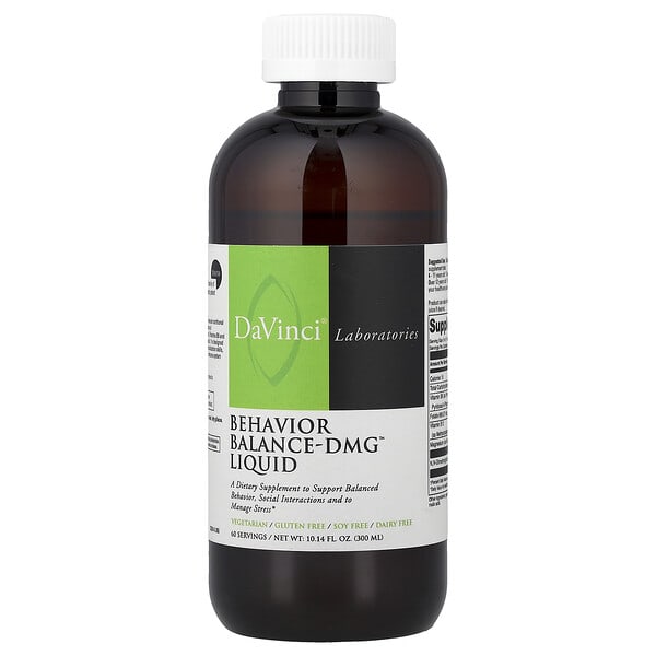 dvi01759_v_48.jpg Behavior Balance-DMG™, жидкая добавка, 300 мл (10,14 жидк. унции) — DaVinci Laboratories