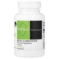 Бета-каротин, 7500 мкг, 180 мягких таблеток — DaVinci Laboratories
