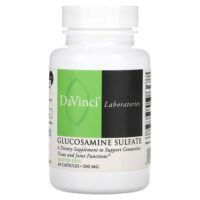 Сульфат глюкозамина, 500 мг, 60 капсул — DaVinci Laboratories