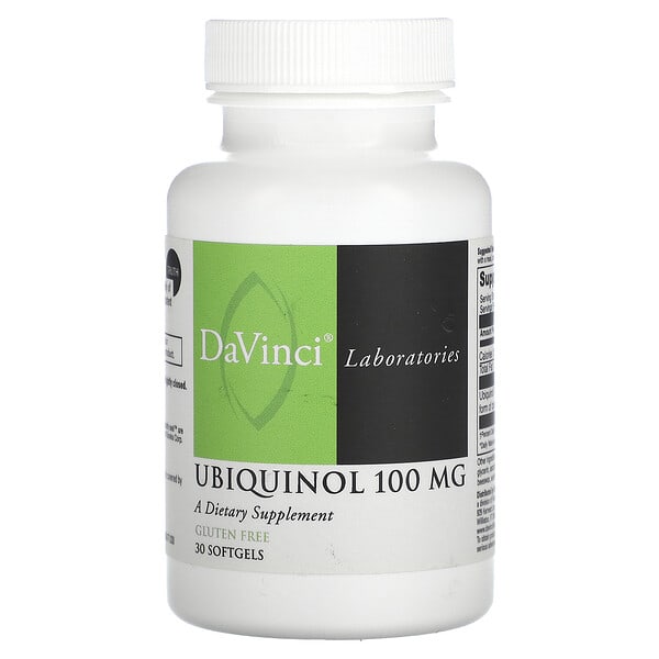 dvi24773_v_8.jpg Убихинол, 100 мг, 30 мягких таблеток — DaVinci Laboratories