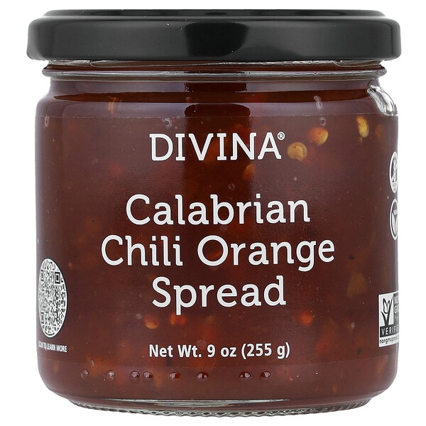 dvn20391_v_8.jpg Калабрийский спред с апельсином, 255 г (9 унций) — Divina