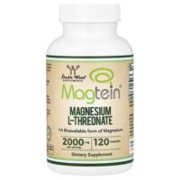 Magtein®, L-треонат магния, 120 капсул (500 мг в 1 капсуле) — Double Wood Supplements