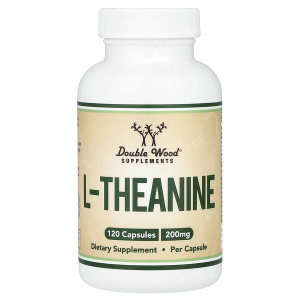 dws00702_v_10.jpg L-Theanine, 200 mg, 120 Capsules — Double Wood Supplements