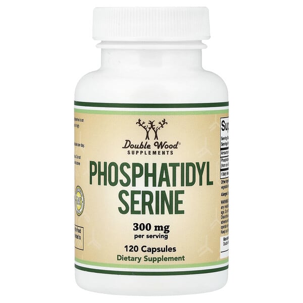 dws00709_v_10.jpg Фосфатидилсерин, 120 капсул (150 мг на капсулу) — Double Wood Supplements