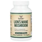 Lion's Mane Mushroom, 500 mg, 120 Capsules — Double Wood Supplements