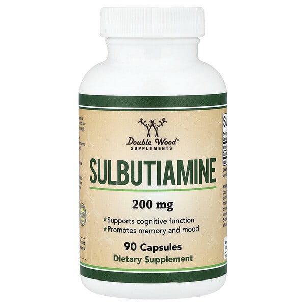 dws00738_v_10.jpg Sulbutiamine, 200 mg, 90 Capsules — Double Wood Supplements