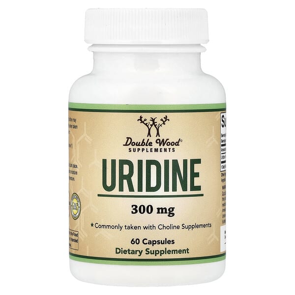 dws00739_v_10.jpg уридин, 300 мг, 60 капсул — Double Wood Supplements