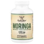 моринга, 210 капсул (500 мг в 1 капсуле) — Double Wood Supplements