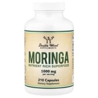 моринга, 210 капсул (500 мг в 1 капсуле) — Double Wood Supplements