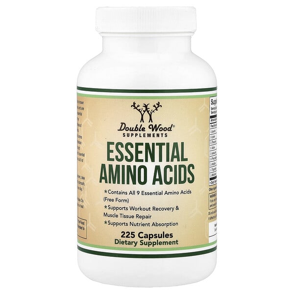 dws00761_v_10.jpg Essential Amino Acids, 225 Capsules — Double Wood Supplements