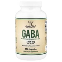 ГАМК, 300 капсул (500 мг в 1 капсуле) — Double Wood Supplements
