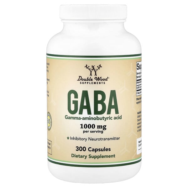 dws00768_v_10.jpg ГАМК, 300 капсул (500 мг в 1 капсуле) — Double Wood Supplements