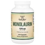 монолаурин, 210 капсул (500 мг в 1 капсуле) — Double Wood Supplements