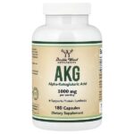 AKG, 180 капсул (500 мг в 1 капсуле) — Double Wood Supplements