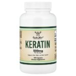 Кератин, 120 капсул (250 мг в каждой капсуле) — Double Wood Supplements