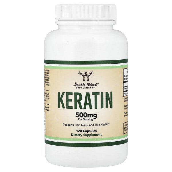 dws00797_v_10.jpg Кератин, 120 капсул (250 мг в каждой капсуле) — Double Wood Supplements