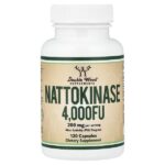 наттокиназа, 120 капсул (100 мг (2000 FU) в 1 капсуле) — Double Wood Supplements