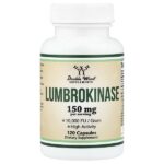 люмброкиназа, 120 капсул (75 мг в 1 капсуле) — Double Wood Supplements