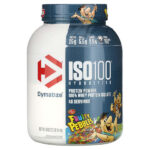 ISO100, гидролизованный, 100% изолят сывороточного протеина, фруктовые шарики, 1,4 кг (3 фунта) — Dymatize
