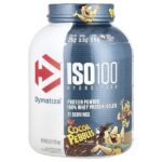 ISO100®, гидролизованный, 100% изолят сывороточного протеина, со вкусом какао, 2,3 кг (5 фунтов) — Dymatize