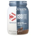 ISO100®, гидролизованный 100% изолят сывороточного протеина, со вкусом изысканного шоколада, 650 г (1,43 фунта) — Dymatize