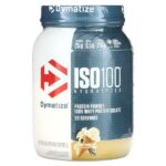 ISO100®, гидролизованный 100% изолят сывороточного протеина, изысканный ванильный вкус, 610 г (1,34 фунта) — Dymatize