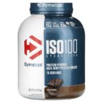 ISO100®, гидролизованный, 100% изолят сывороточного протеина, со вкусом брауни с помадкой, 2,3 кг (5 фунтов) — Dymatize