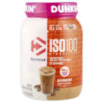 ISO100, гидролизованный, 100% изолят сывороточного протеина, Dunkin 'Cappuccino, 610 г (1,3 фунта) — Dymatize